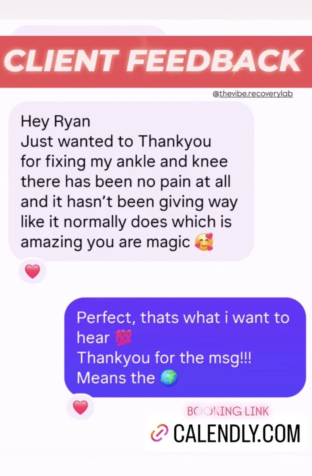 Client feedback screenshot 11